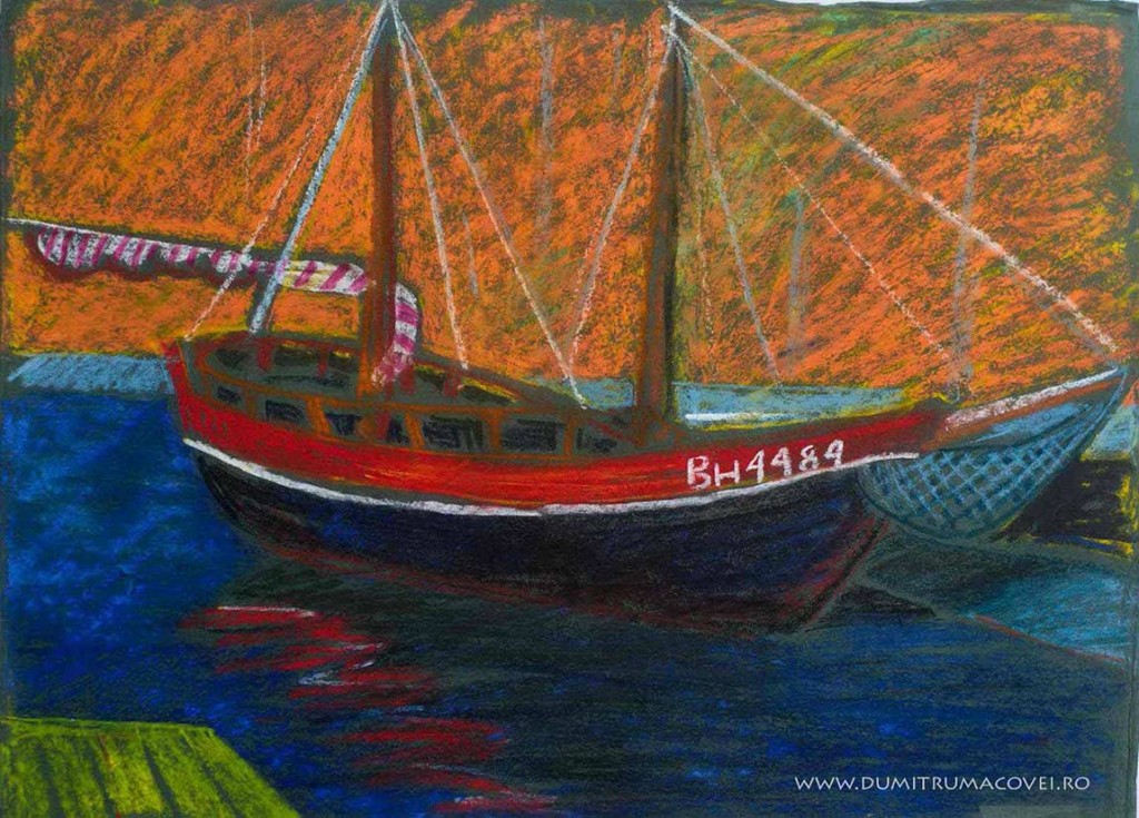pictor Dumitru Macovei, In port