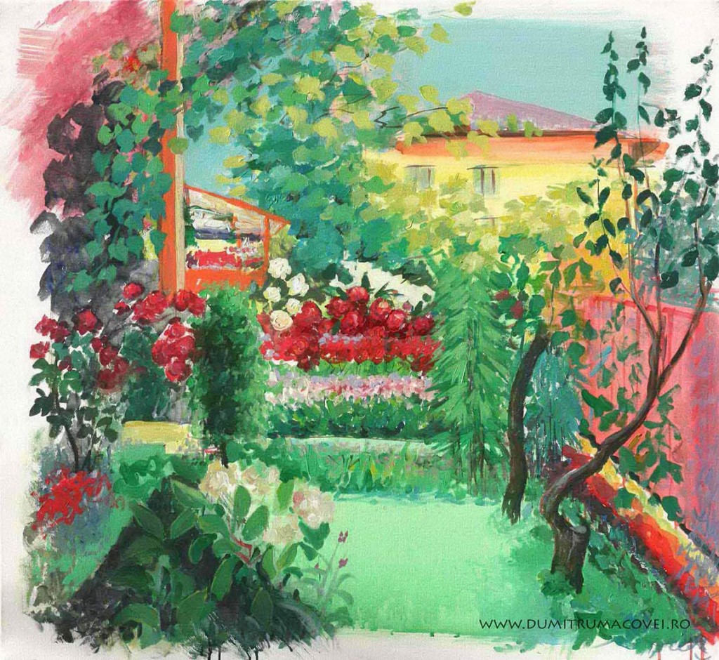 pictor Dumitru Macovei, Terasa, vedere spre est