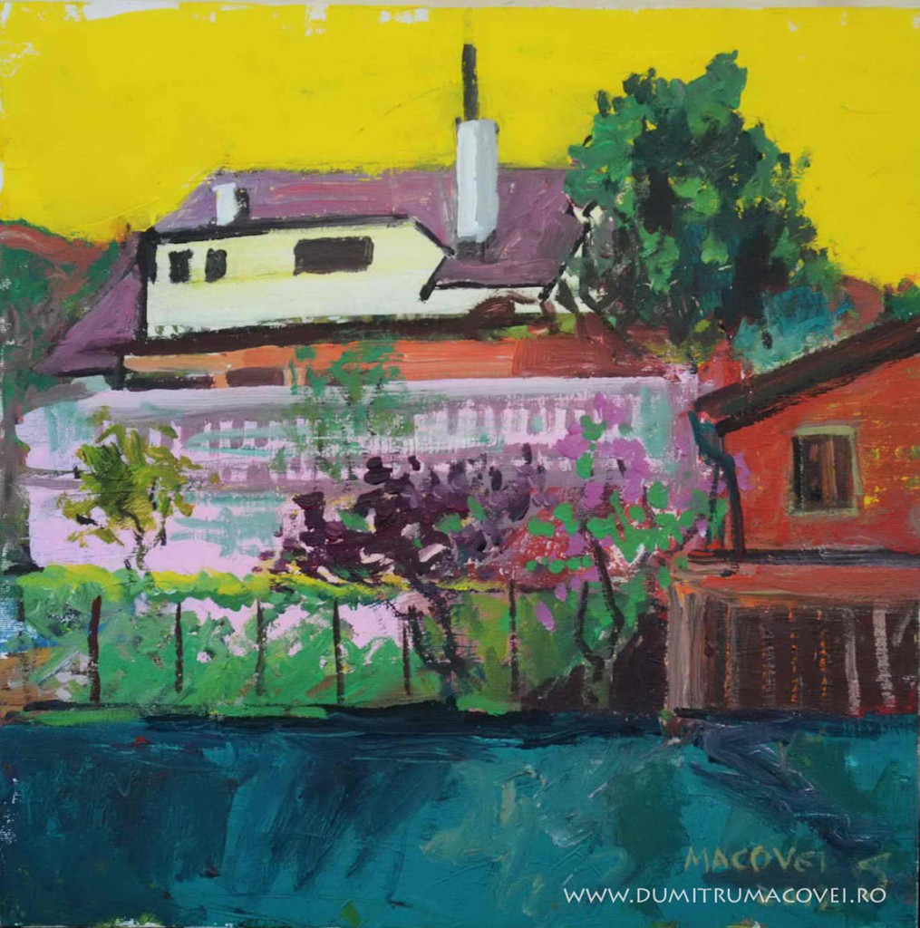 pictor Dumitru Macovei, casa violet la Sinaia