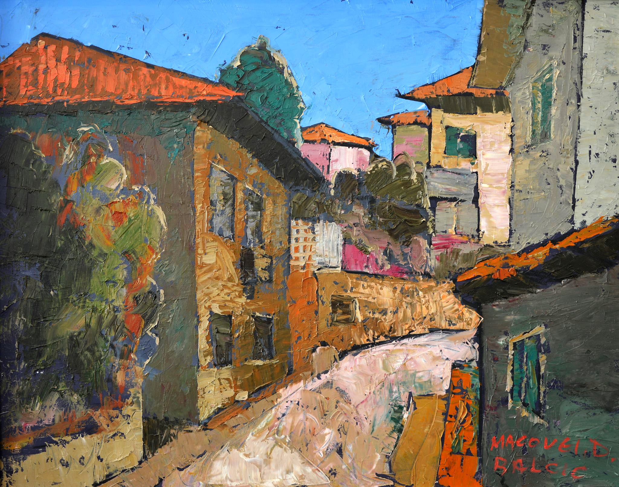 pictor Dumitru Macovei Strada in Balcic I