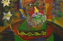 Portret cu crini